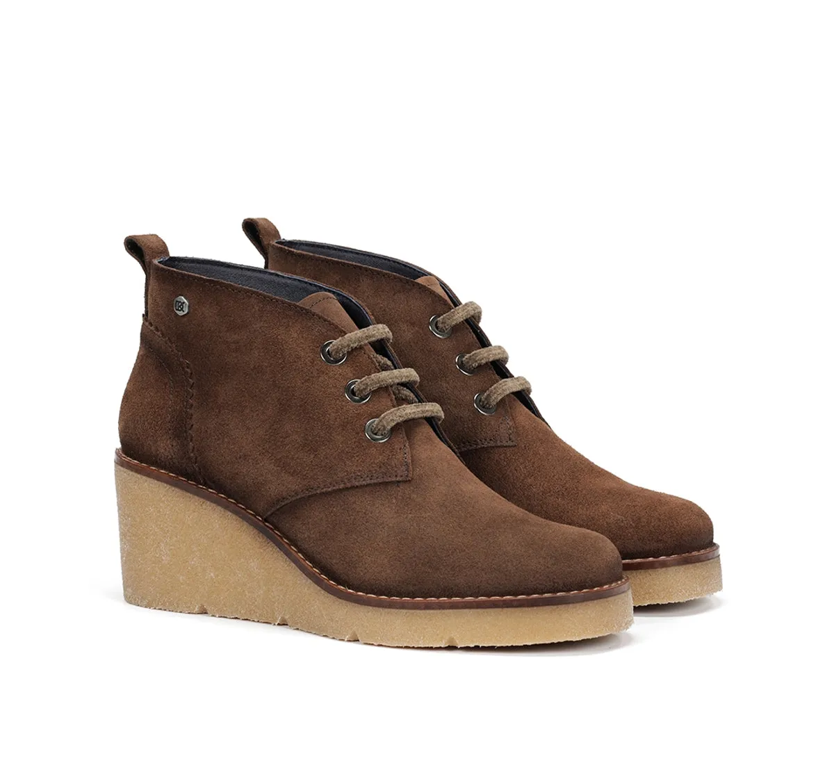 Fluchos Lalie D9357 scarpe marroni zeppa comoda