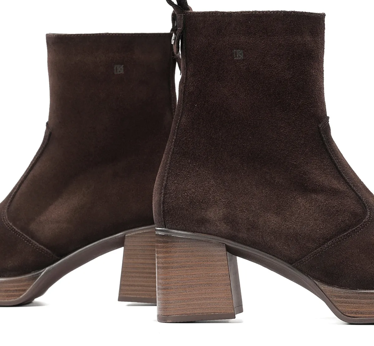 Dorking Cristel D9157 stivaletti donna marrone con platform