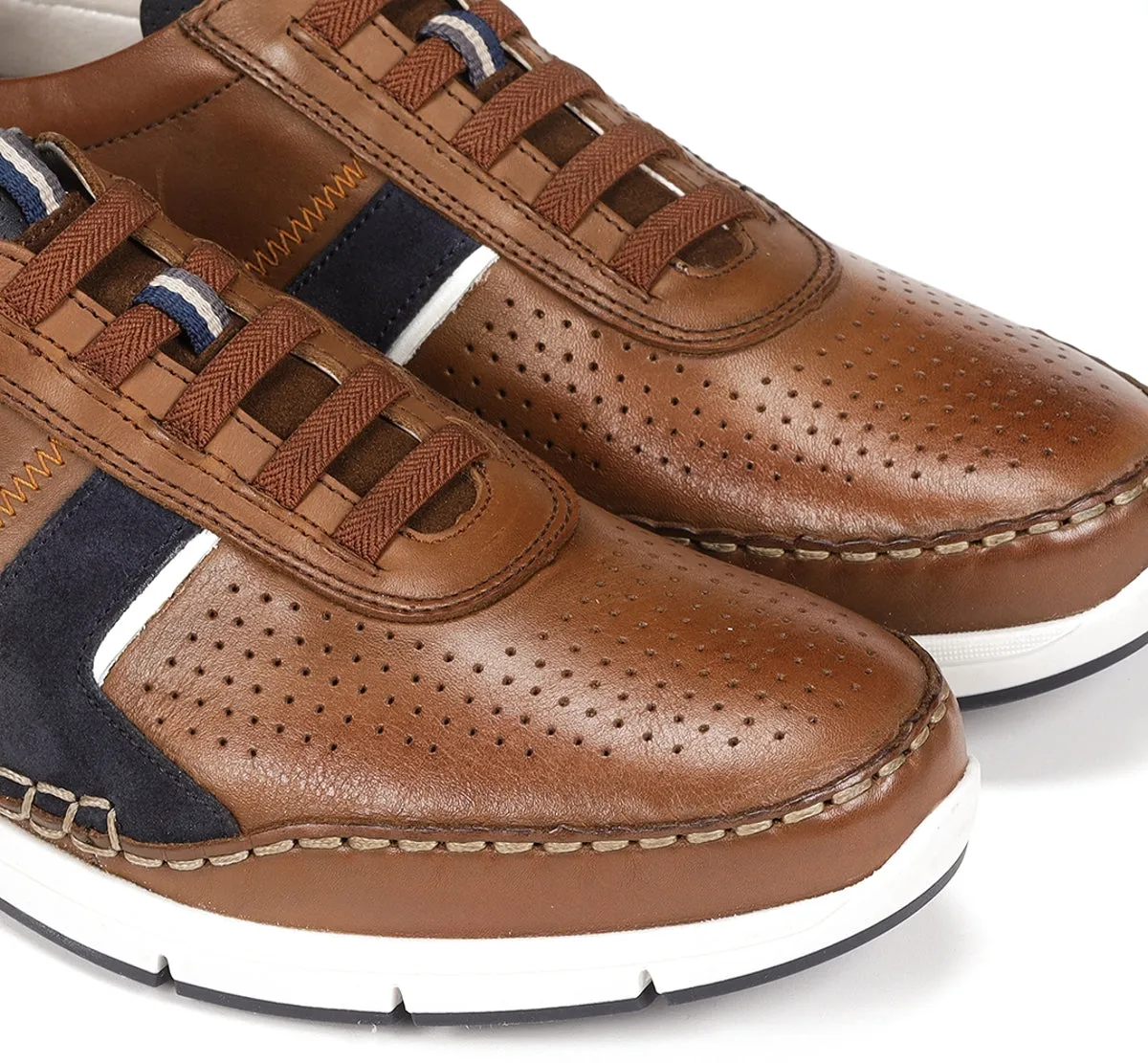 Fluchos Yannic F1443 sneakers uomo marroni stringate