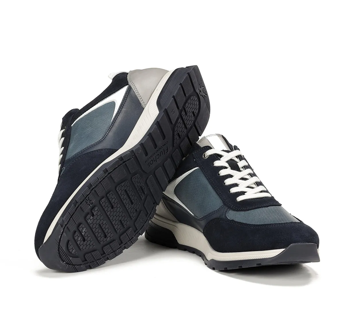 Fluchos Louis F1958 sneakers uomo blu pelle