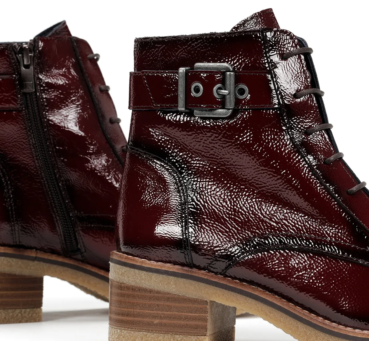 Dorking Lucero D8686 Stivaletto Donna Bordeaux Zip