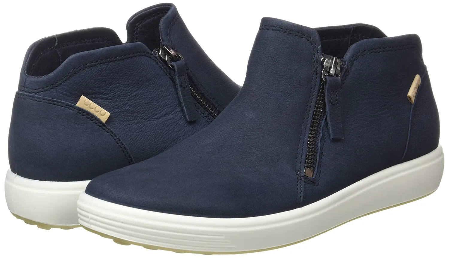 Ecco Soft 7 Sneakers Donna Blu Cielo Notturno 35 EU Pelle