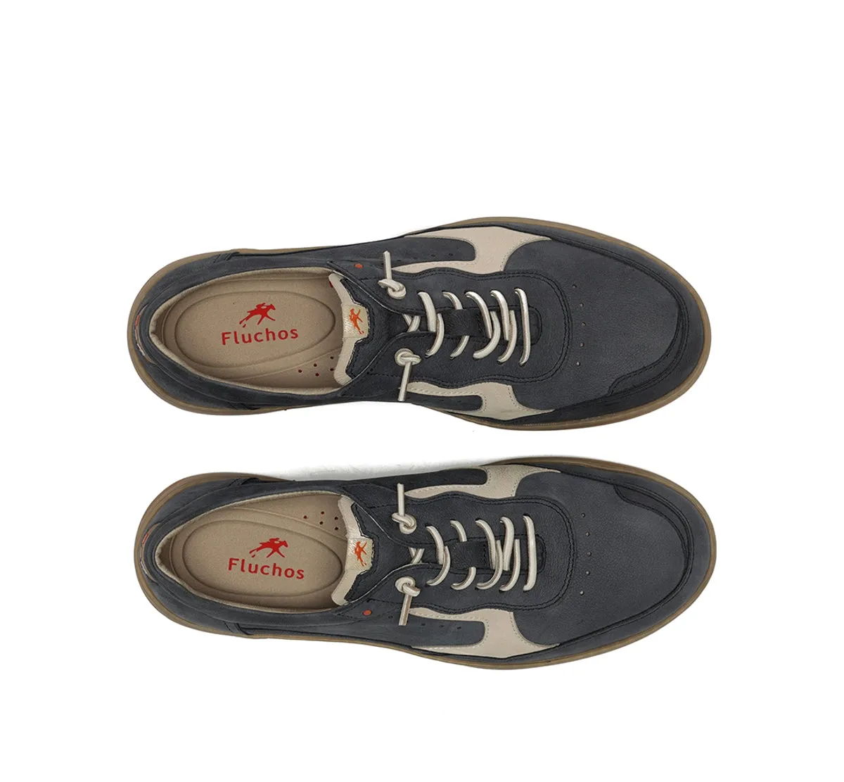 Fluchos Lenox F2239 sneakers uomo blu pianta larga