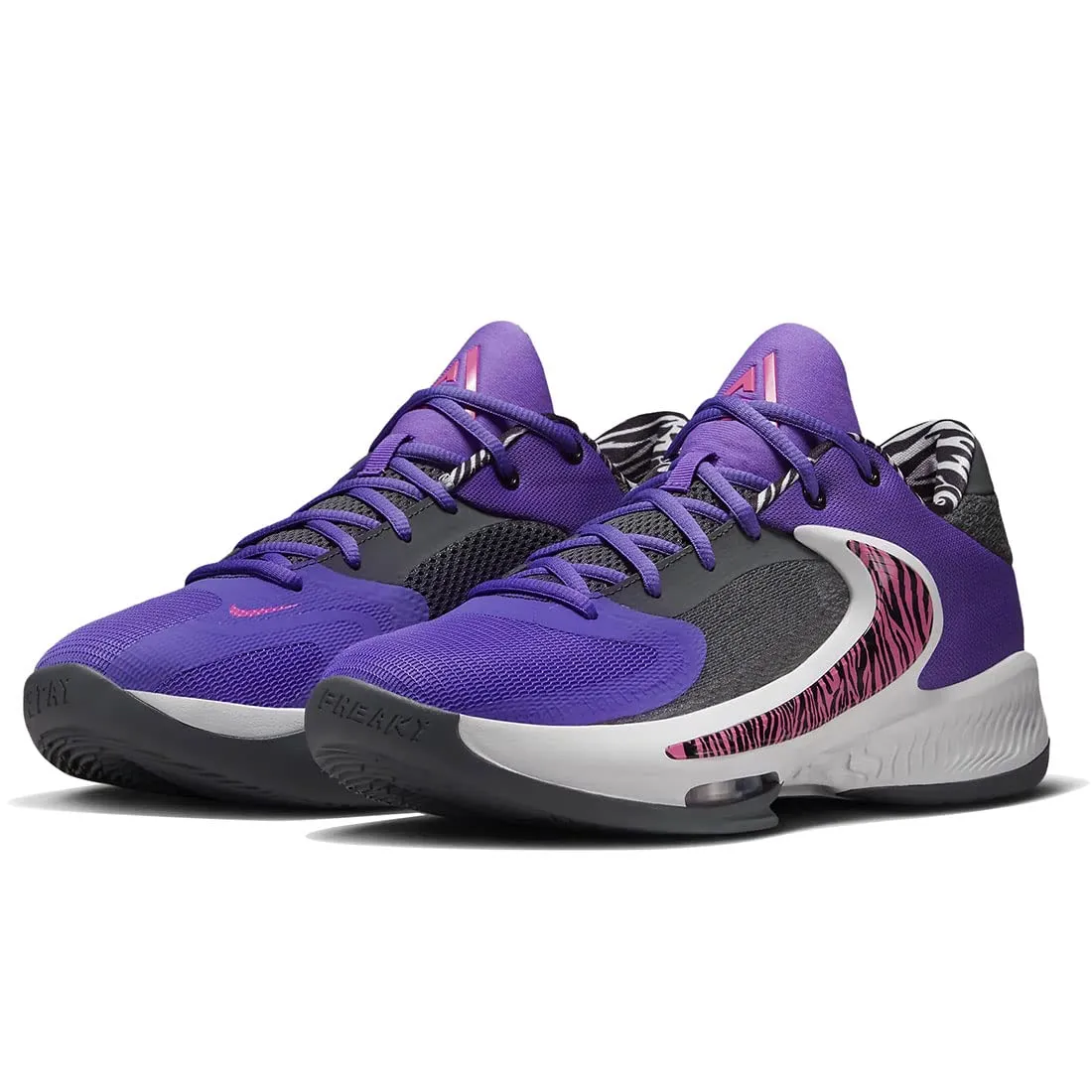 Nike Giannis Immortality scarpe basket uomo bianco rosso
