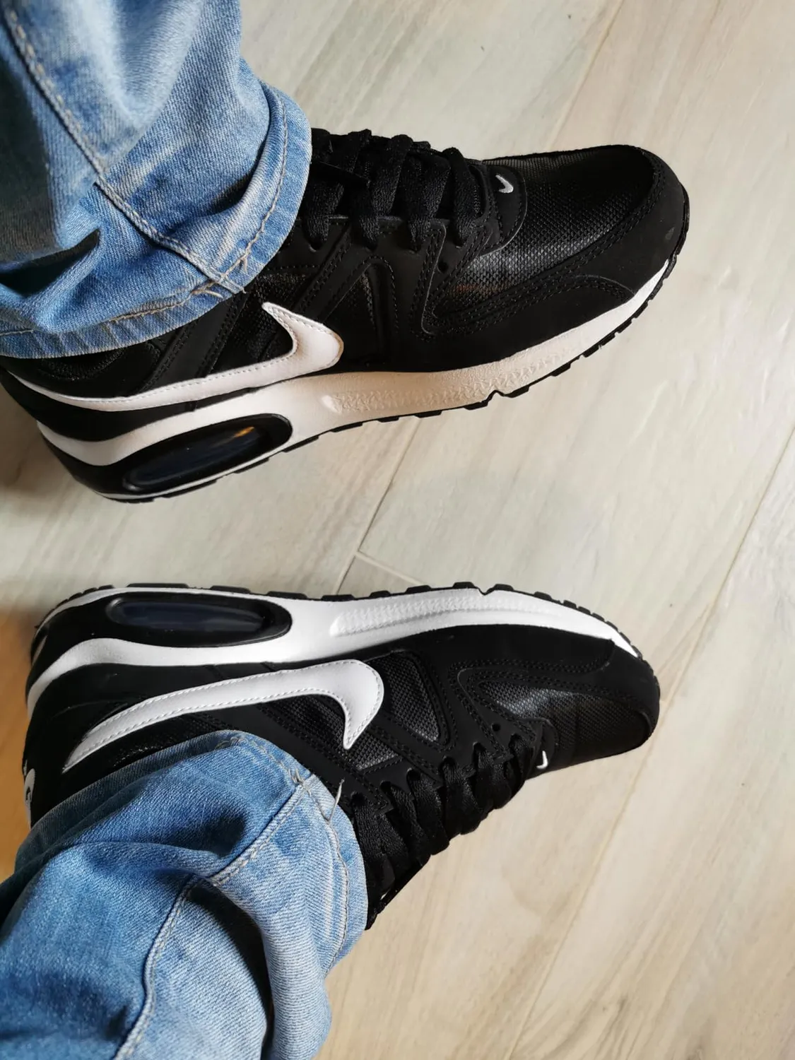 Nike Air Max Command sneakers donna pelle bianche