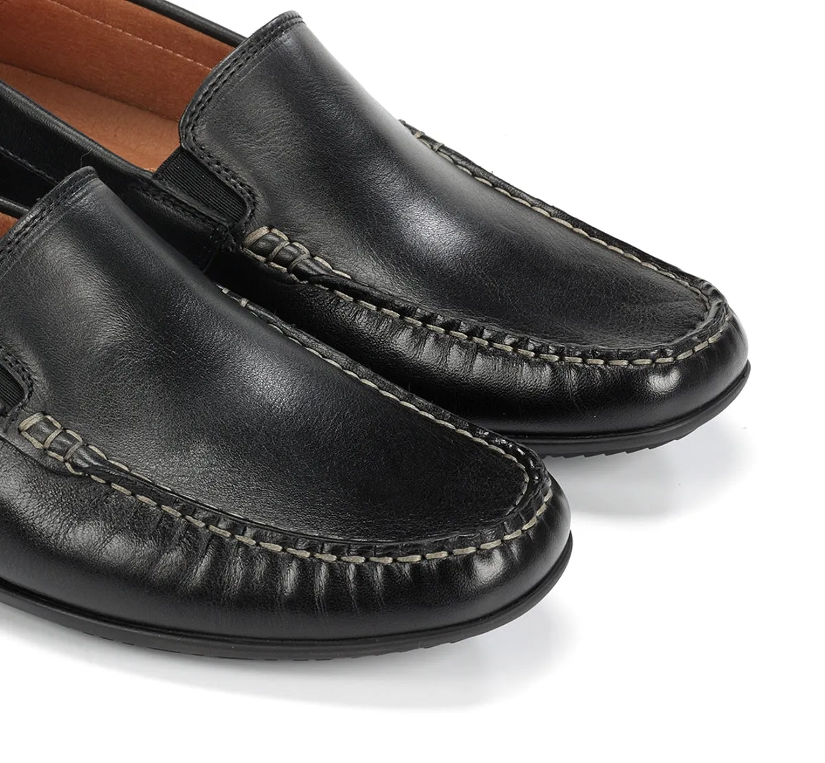 Fluchos Samoa F2208 Mocassini Uomo Neri Morbidi