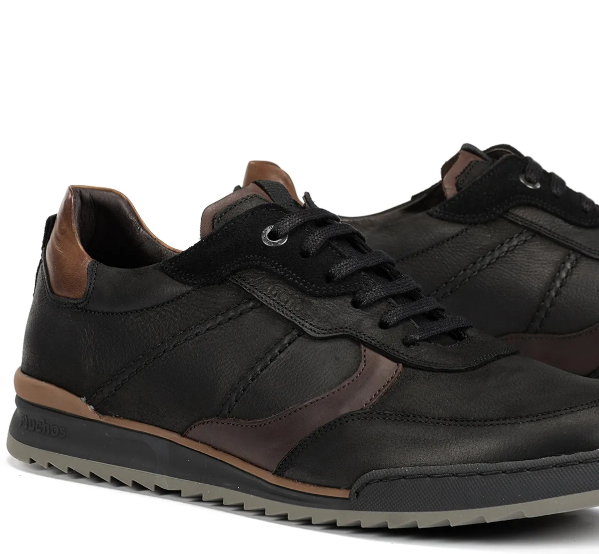Fluchos Elder F2272 sneakers nere uomo comode