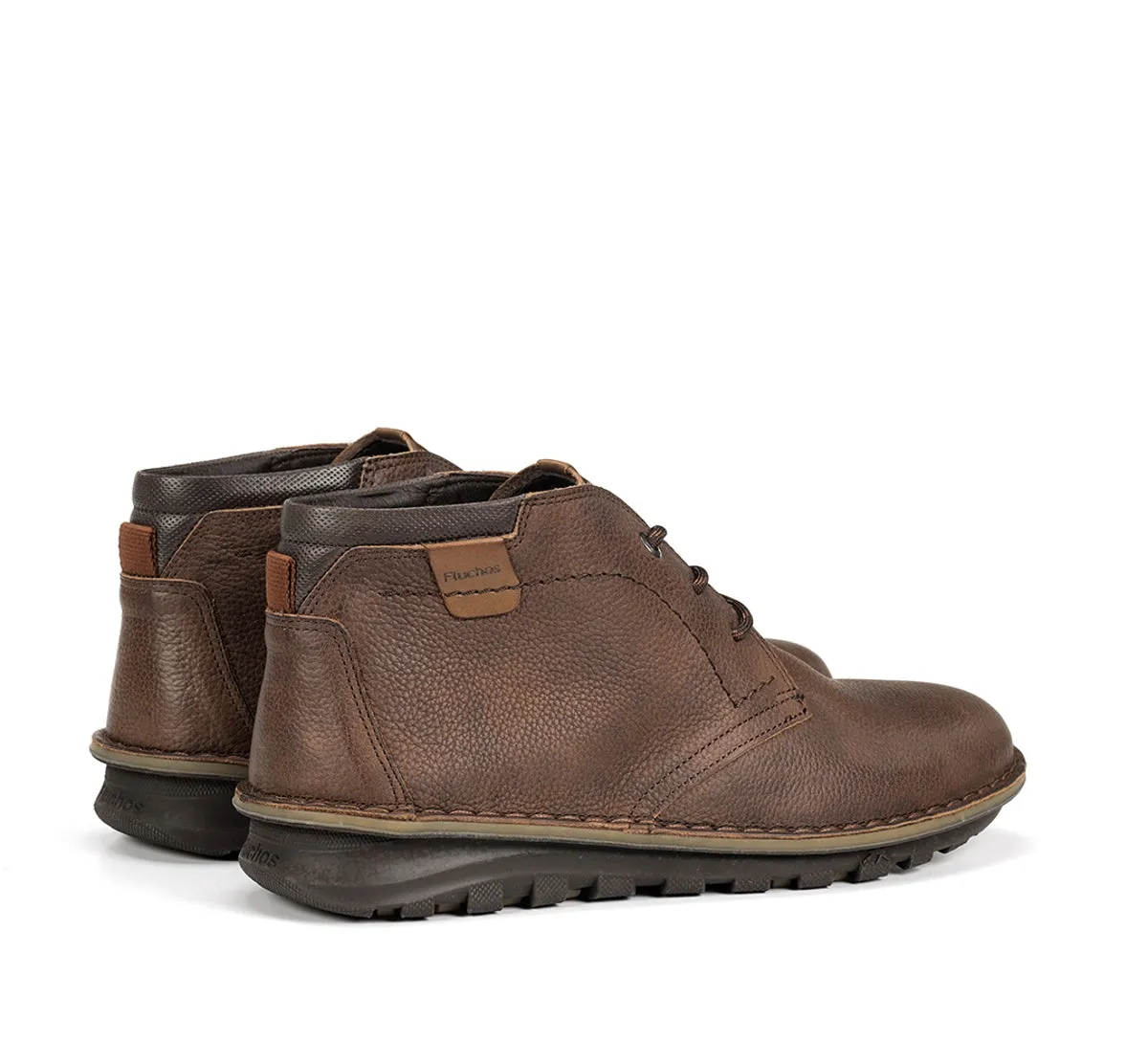 Fluchos Alvin F2260 polacchi marroni stringati uomo