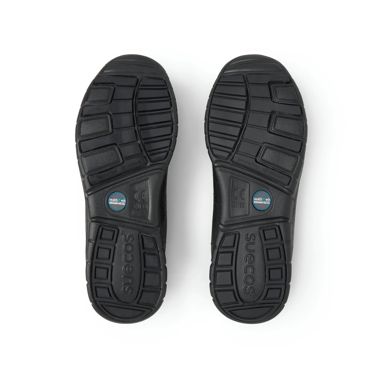 Suecos Erik Black scarpe lavoro nere antiscivolo