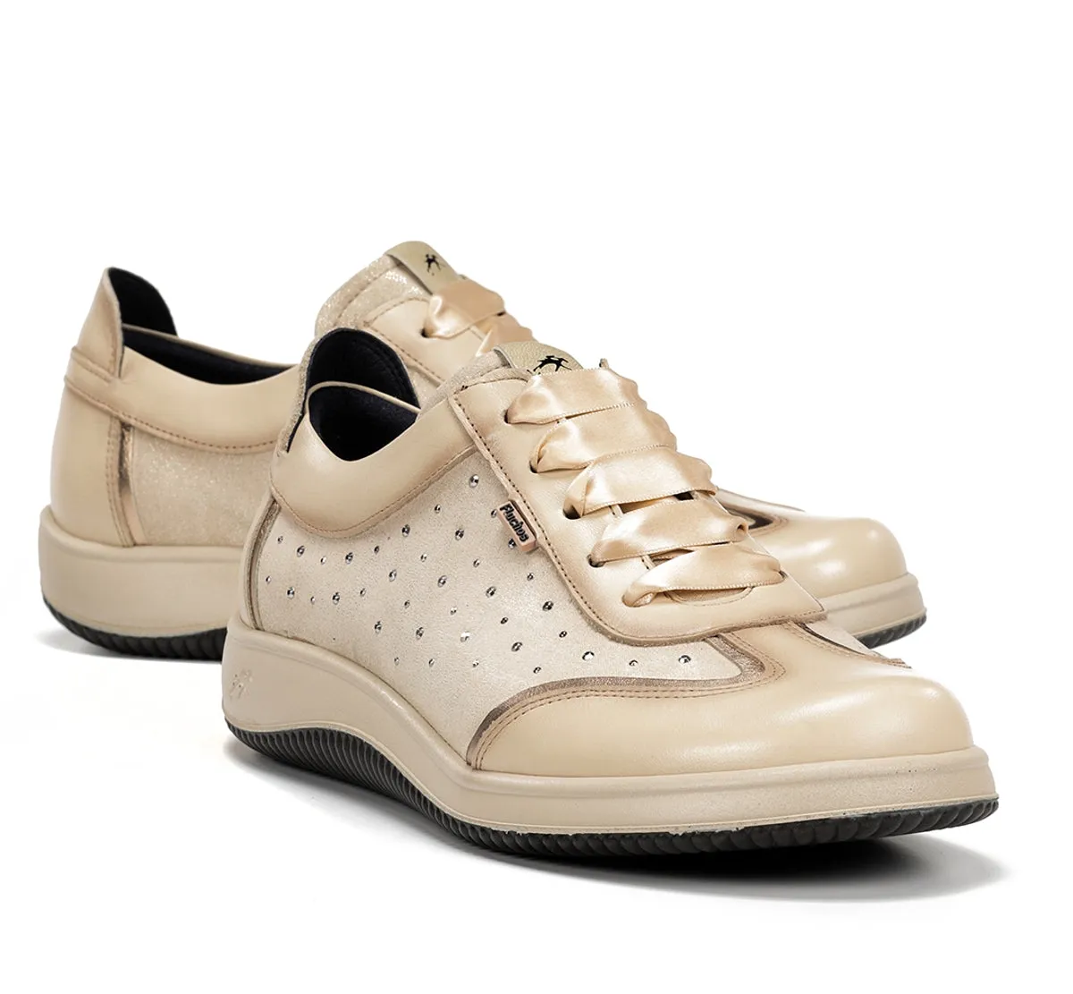 Fluchos Prime F2329 sneakers donna taupe slip-in