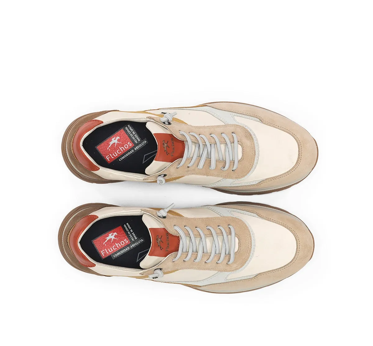 Fluchos Louis F2192 sneakers uomo bianche pelle
