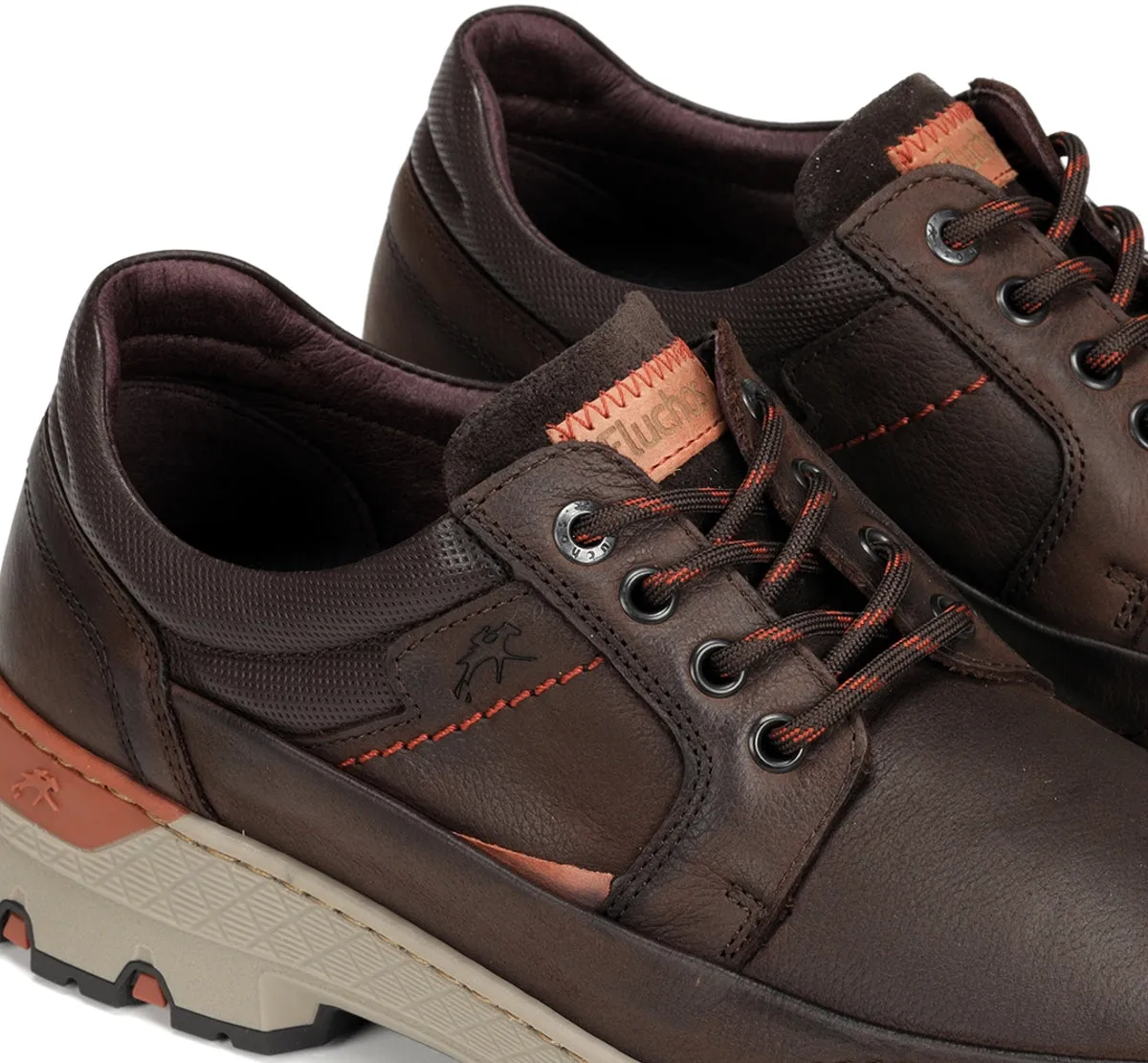 Fluchos Sigurd F1843 Scarpe Uomo Marroni Comode