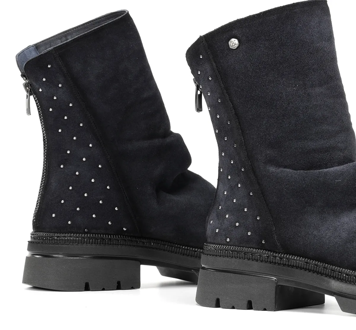 Fluchos Cosmo D9397 stivaletti donna blu suola track