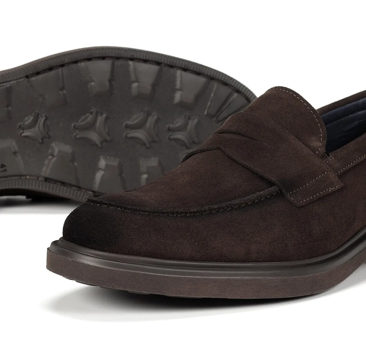 Fluchos Belgas F0633 mocassini marrone uomo eleganti