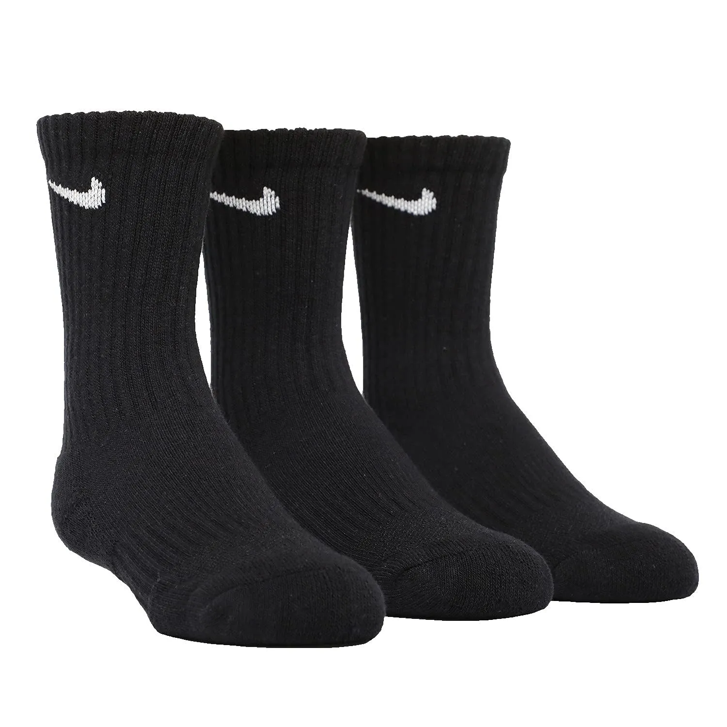 Nike Socks calze sportive unisex 3 paia cotone bianche