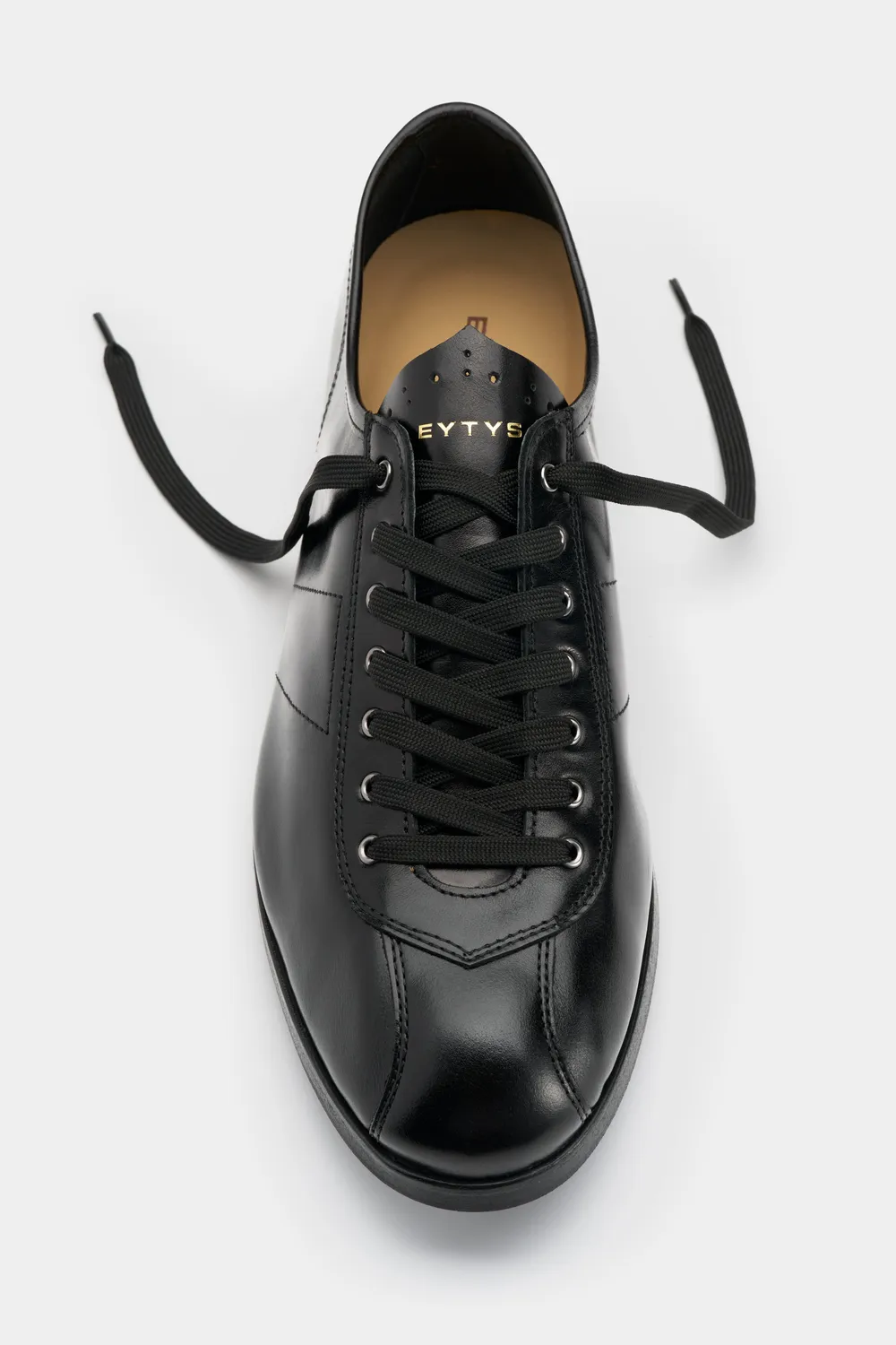 Eytys Victory scarpe eleganti pelle nera stringate