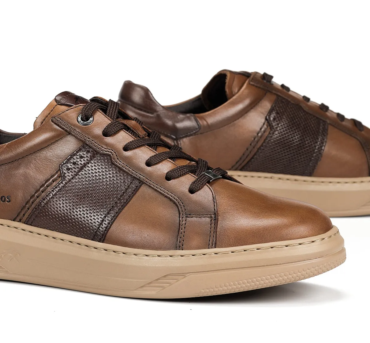 Fluchos Boston F2043 sneakers uomo marroni casual