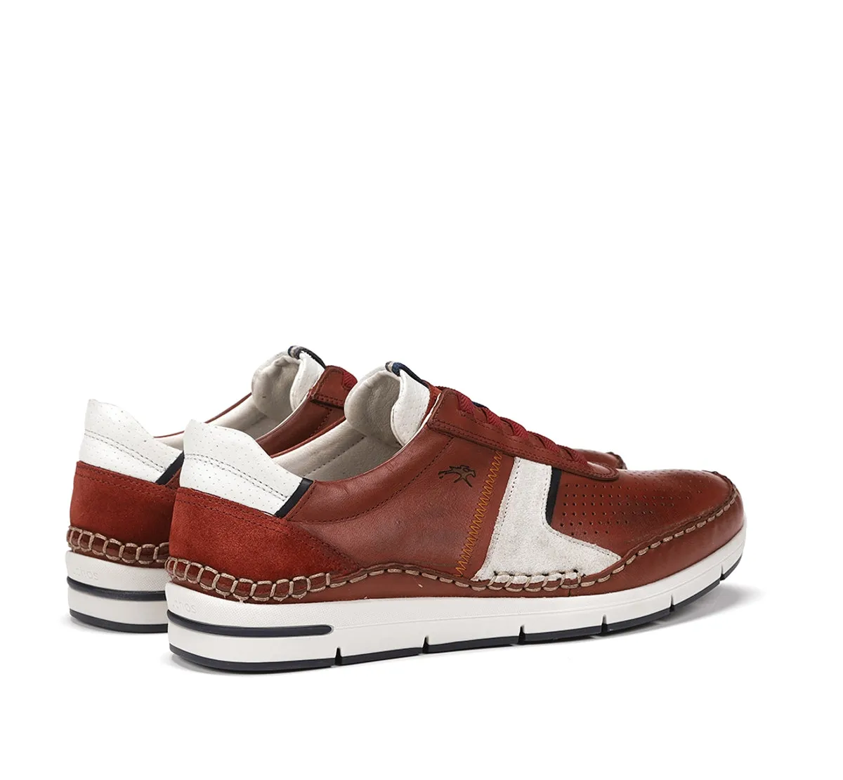 Fluchos Yannic F1443 sneakers uomo rosse suola bicolore