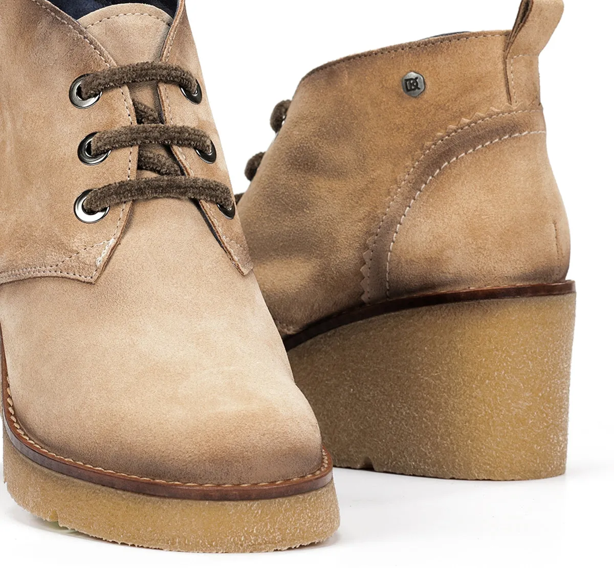Dorking Lalie D9357 Scarpe Donna Taupe con Zeppa