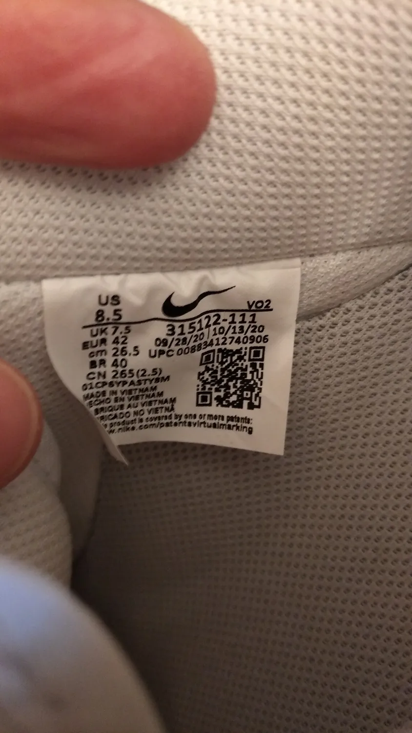 Nike Air Force 1 '07 Craft sneakers uomo bianco