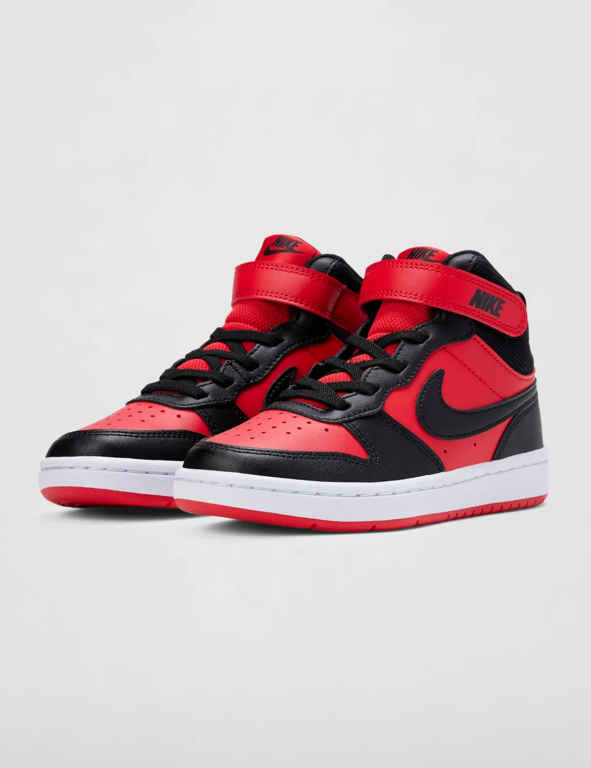 Nike Court Borough Low scarpe ragazzo bianche pelle