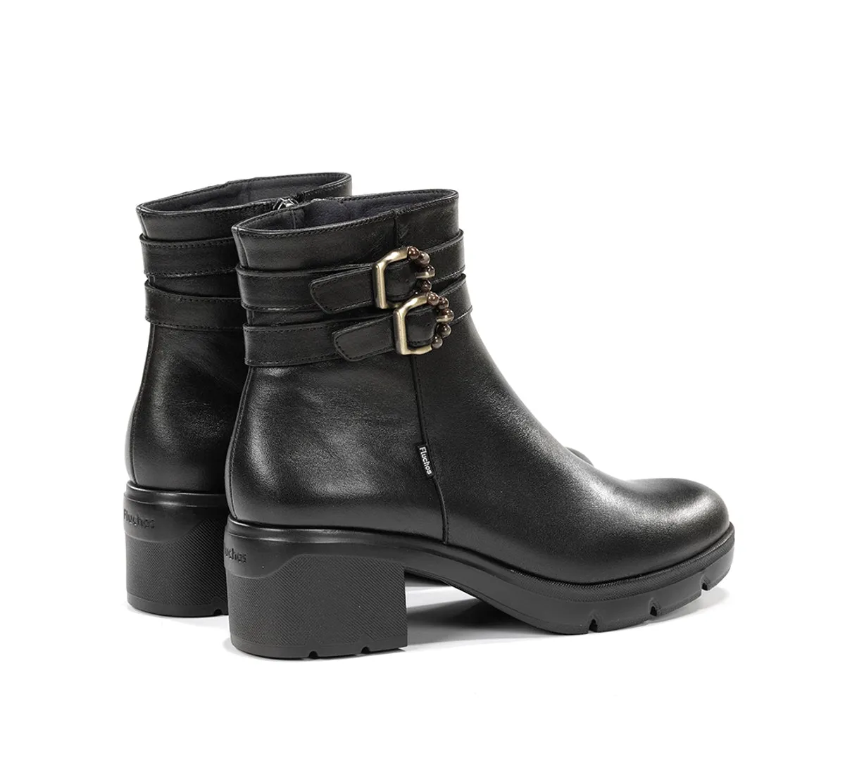 Fluchos Fugaz F2516 Stivaletto Donna Nero Suola Track