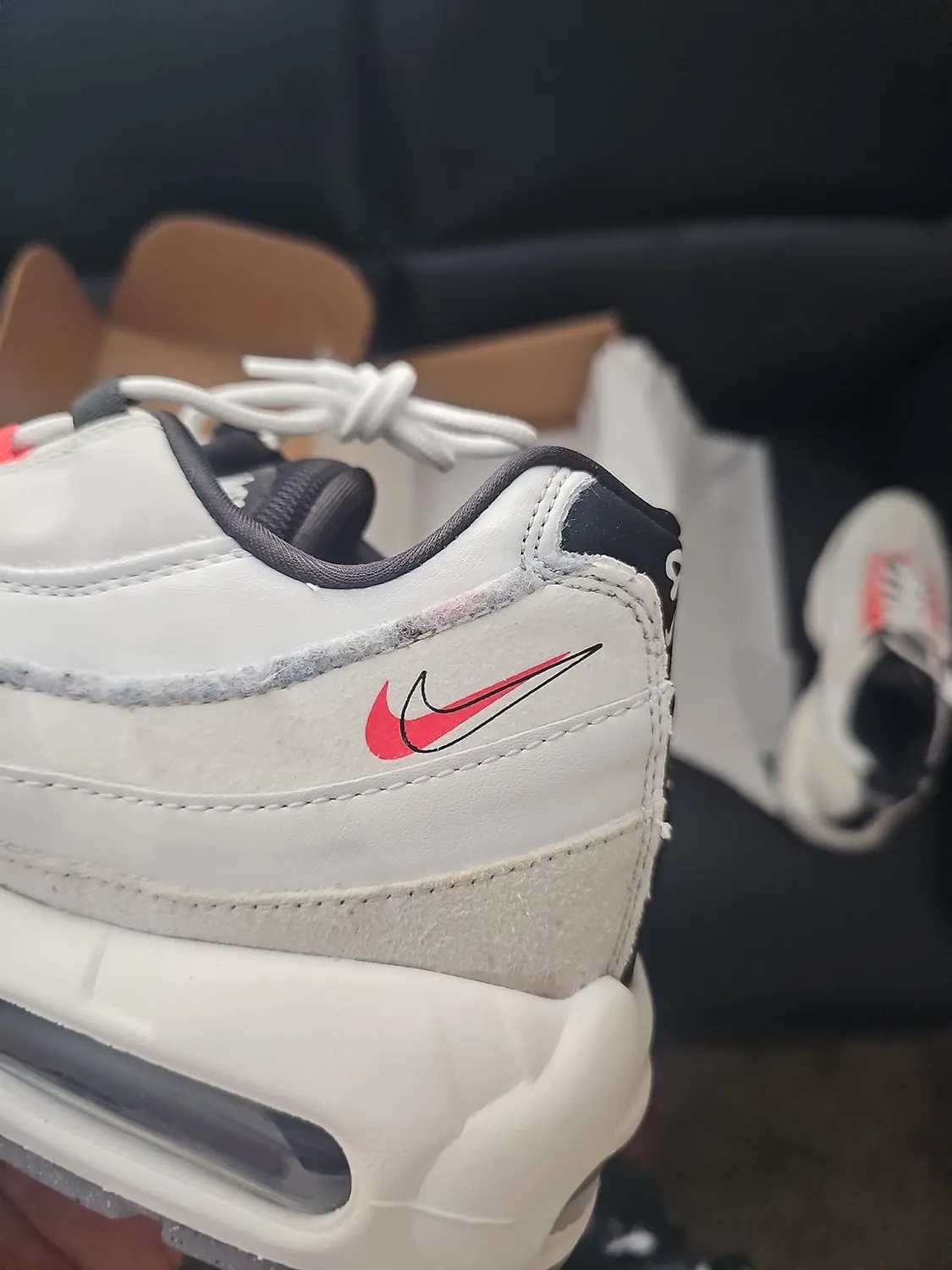 Nike Air Max 95 sneakers uomo 45 EU Grigio Cemento