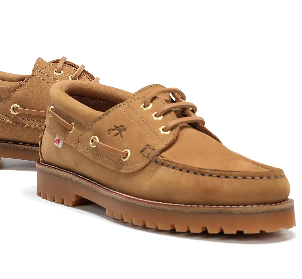 Fluchos Scott F0053 Scarpe Barca Donna Marrone