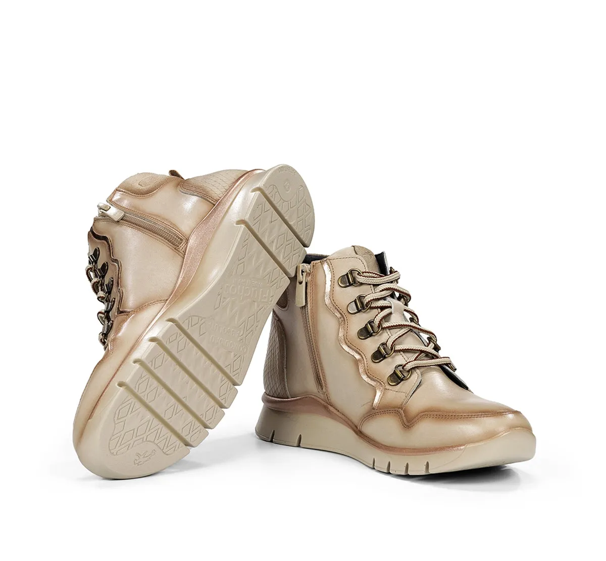 Fluchos Union F2073 sneakers bianche donna pianta larga