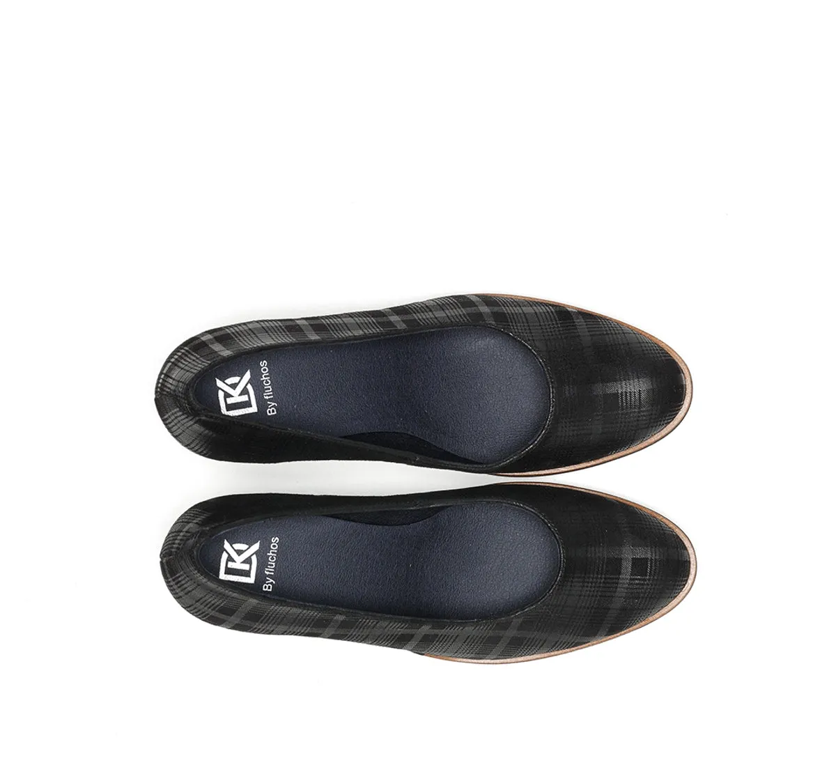 Fluchos Opium D7976 decollete donna nero tacco quadrato