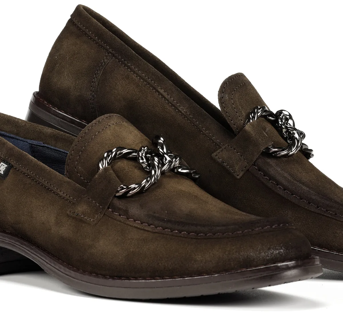 Fluchos Harvard D9117 mocassini donna verdi