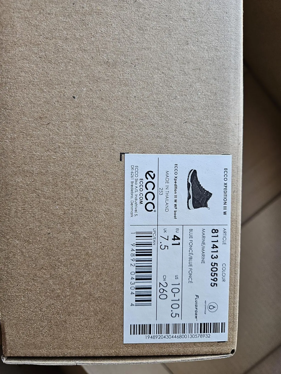 Ecco Xpedition III stivaletti donna 42 EU marrone scuro