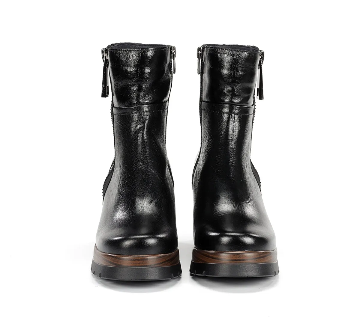Dorking Safe D9413 stivaletti donna neri tacco