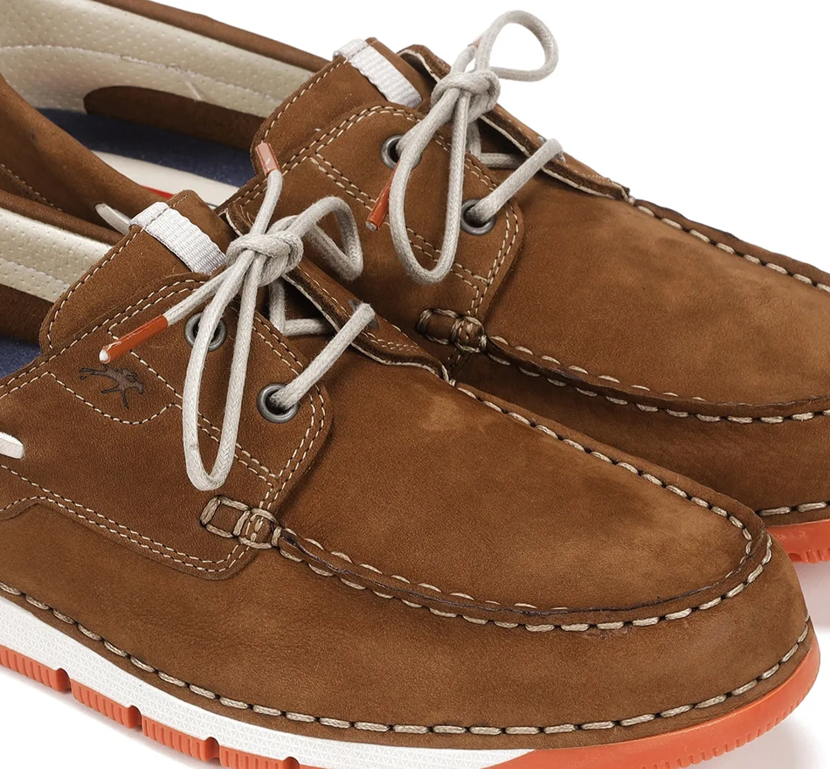 Fluchos Andrey F1448 scarpe barca uomo marrone