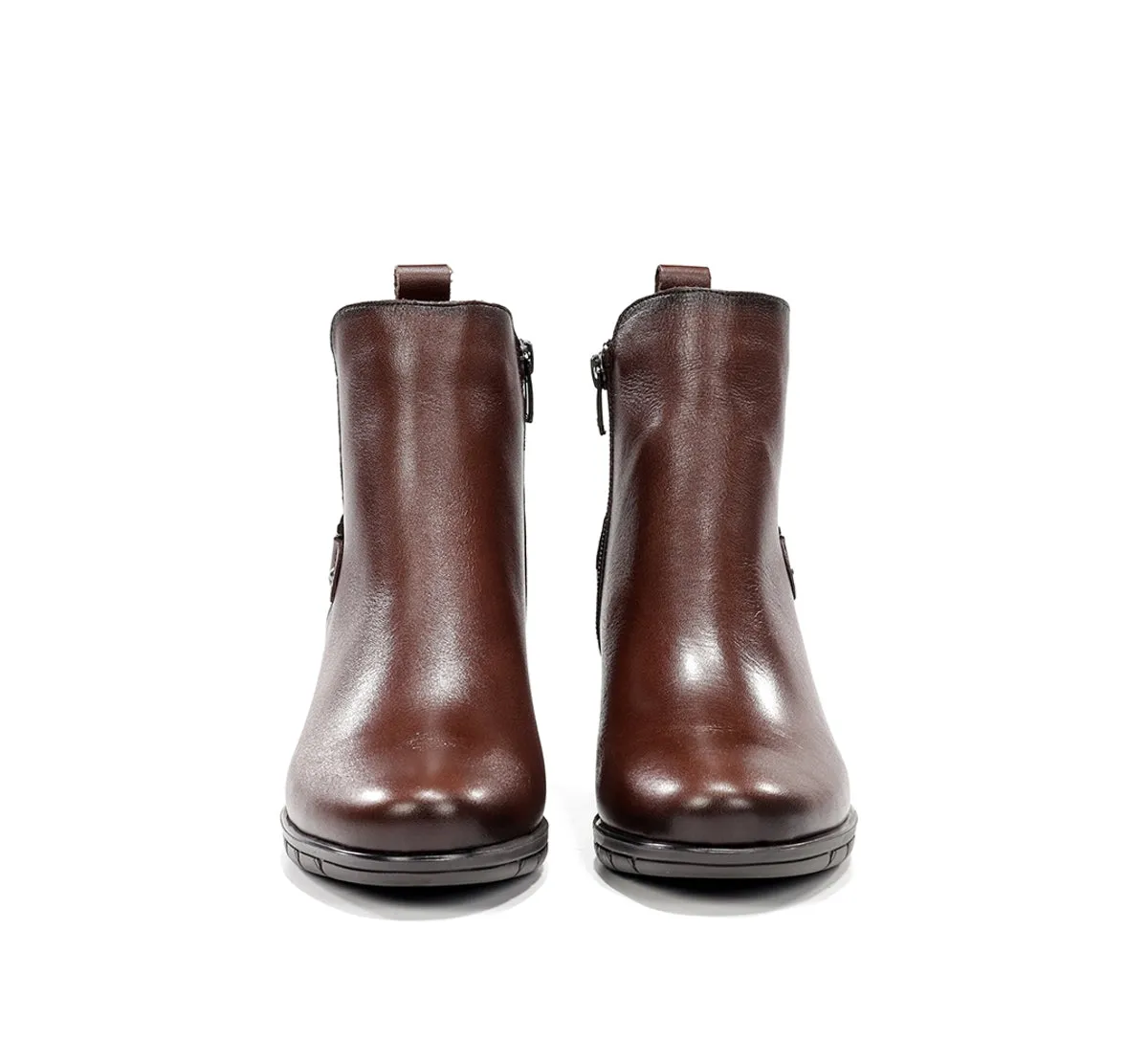 Fluchos Nydia F1798 Stivaletti Donna Marroni Eleganti