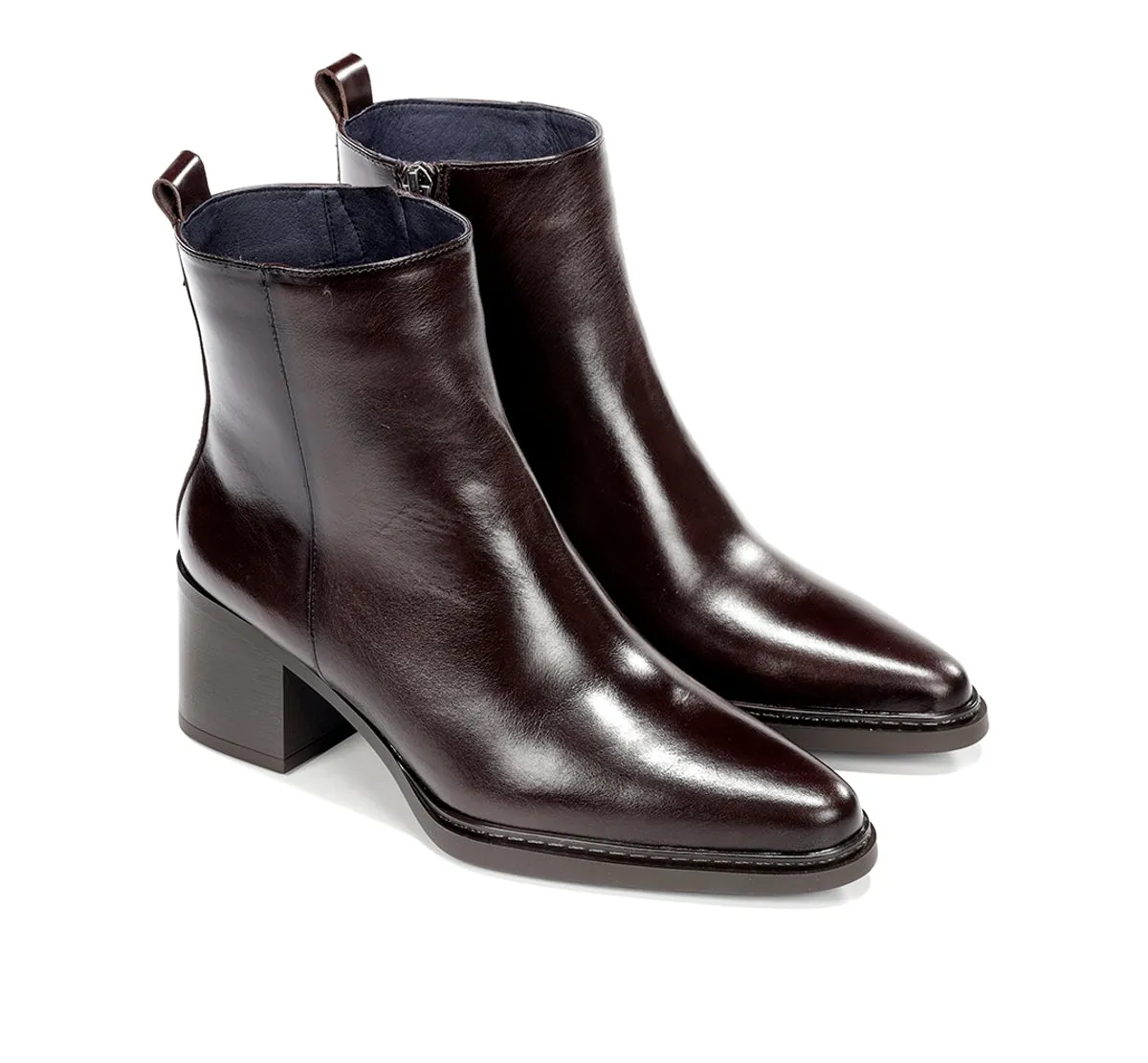 Dorking Tess D9822 stivaletti donna marroni tacco