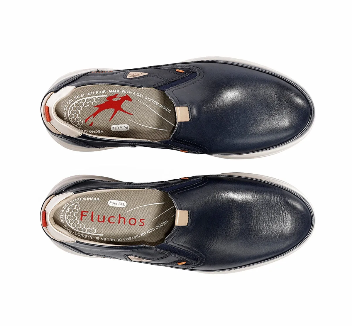 Fluchos Kadir F2445 slip on blu uomo