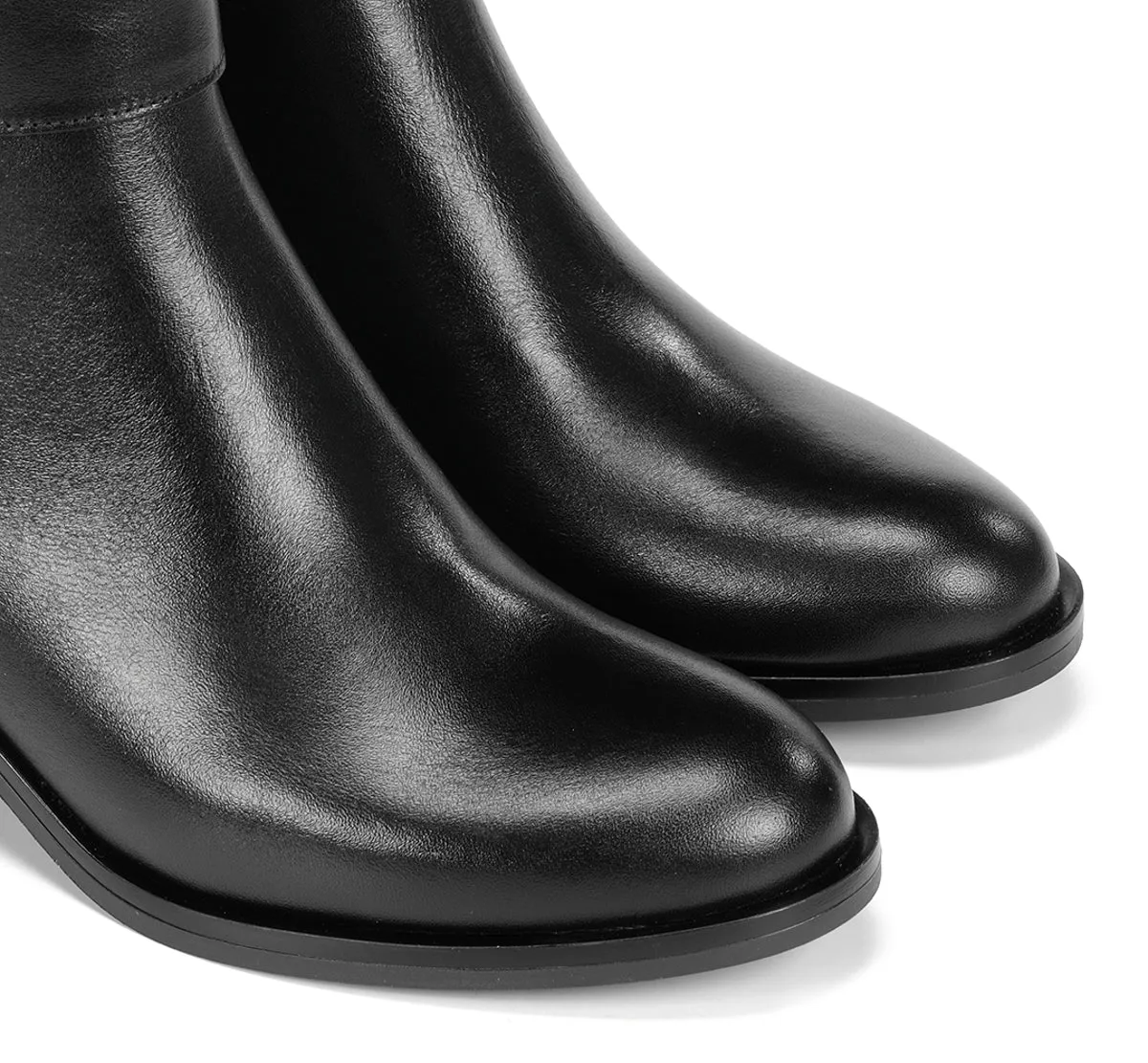 Fluchos Kim D9603 stivaletto donna nero tacco basso