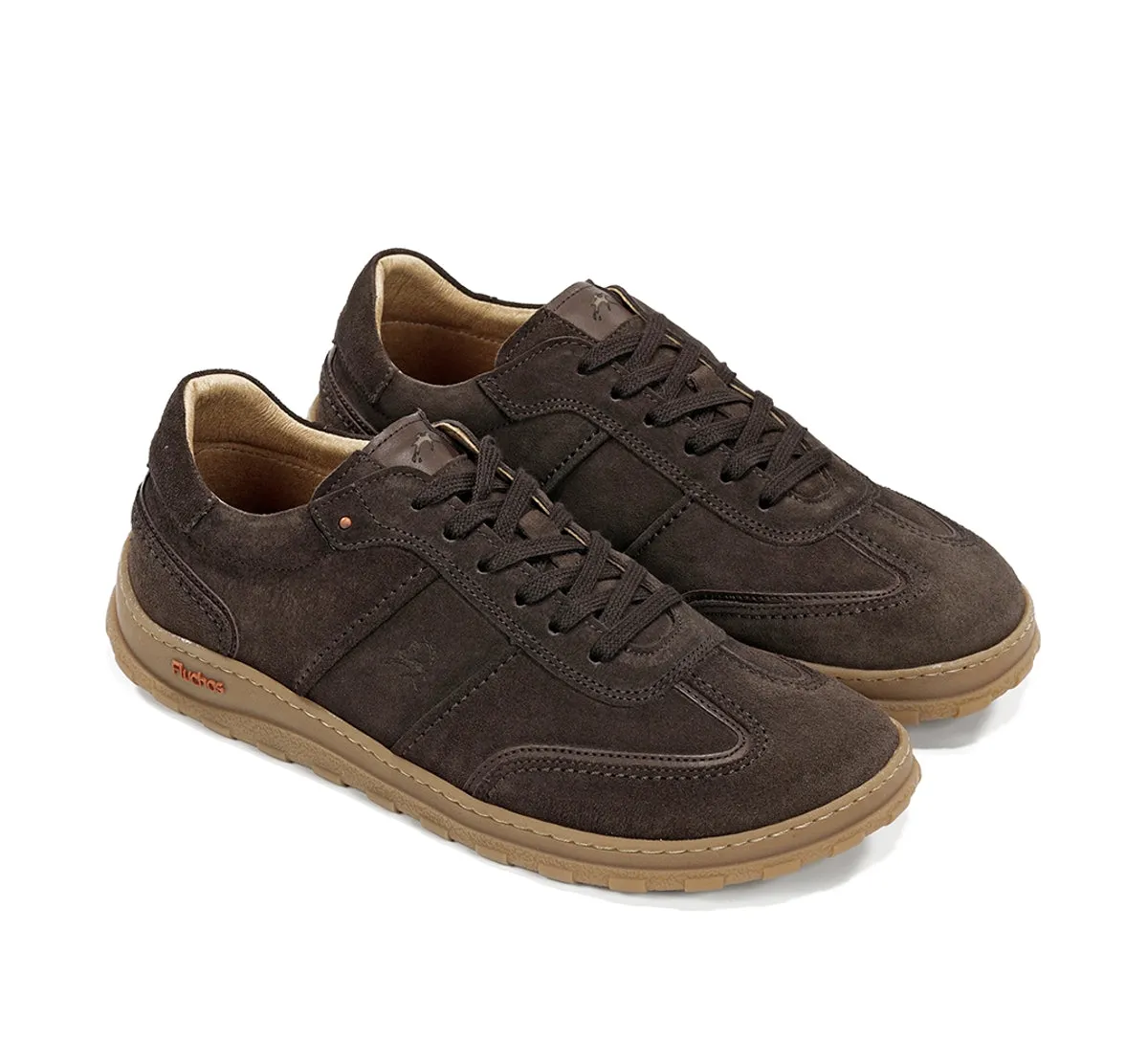 Fluchos Jerry F2502 sneakers uomo marroni larga