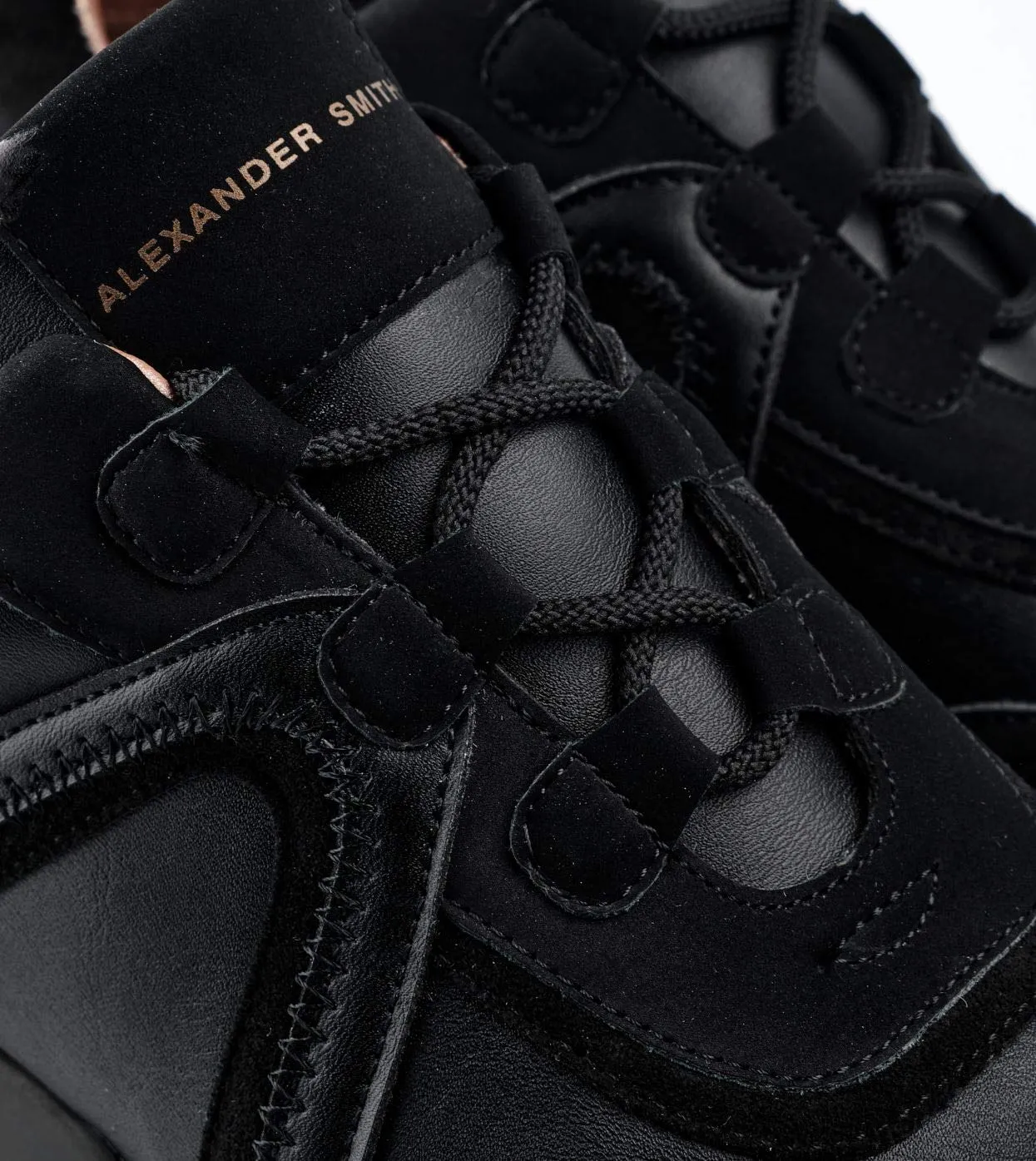 Alexander Smith Marble sneakers donna black nude camoscio