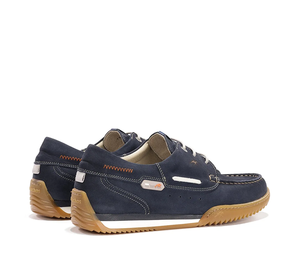 Fluchos Bruno F2434 scarpe barca uomo blu grip