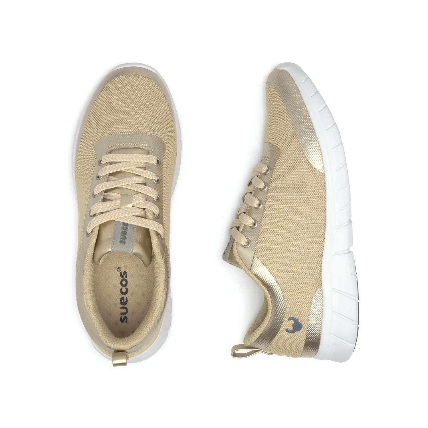 Suecos Alma Style scarpe oro donna antiscivolo