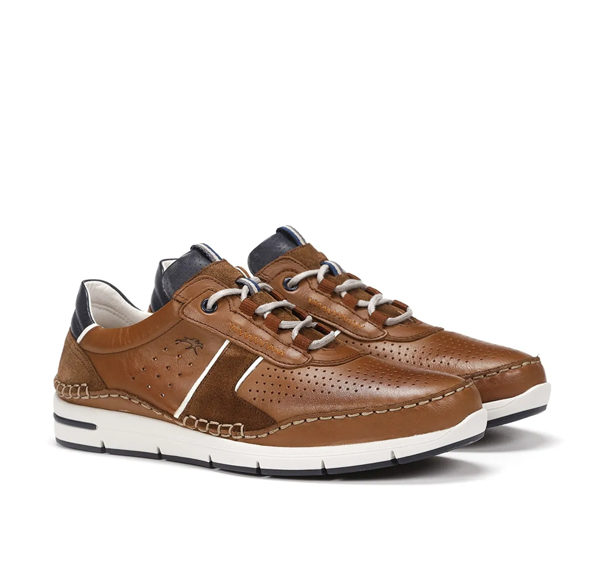Fluchos Yannic F1442 sneakers uomo marroni stringate