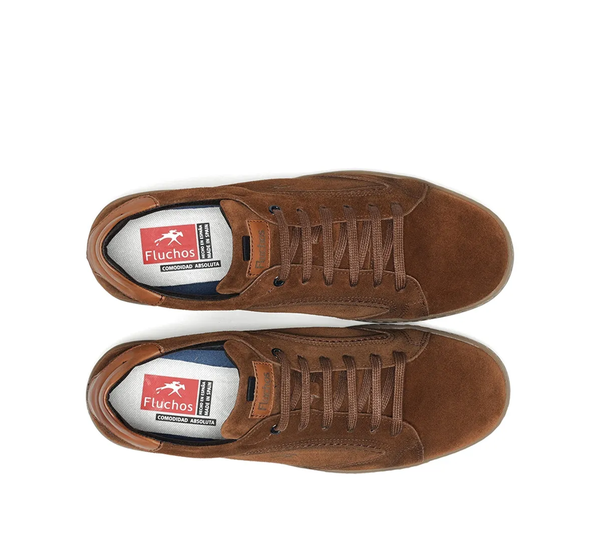Fluchos Leo F1721 Sneaker Marrone Retro Uomo