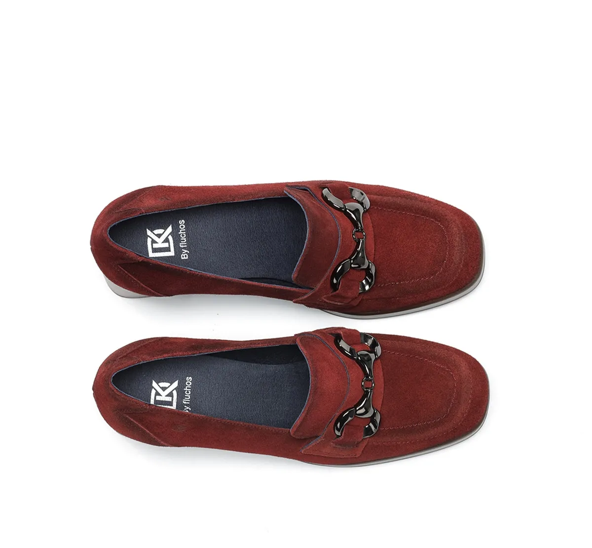 Dorking Cristel D9155 mocassini rossi donna