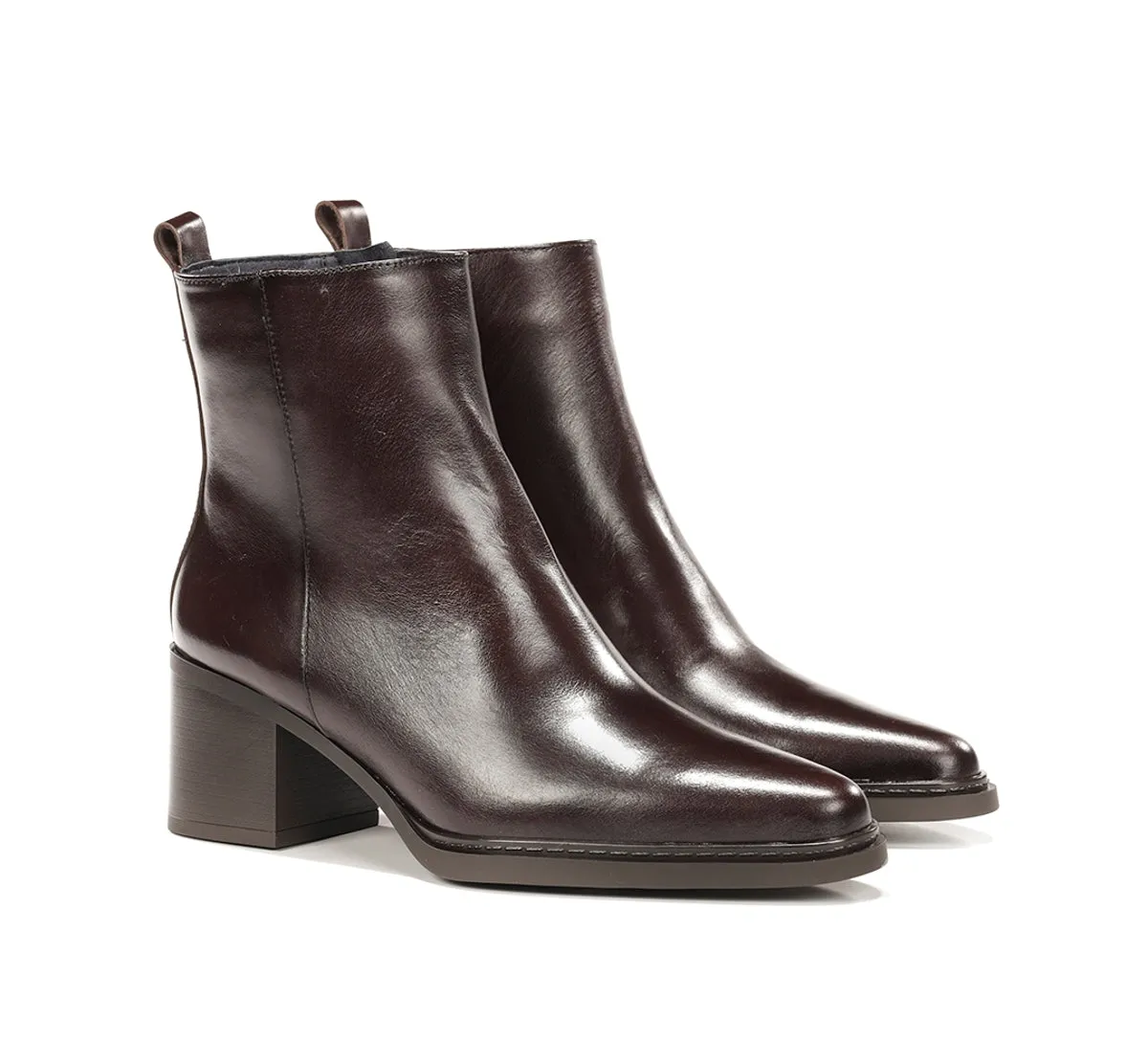 Dorking Tess D9822 stivaletti donna marroni tacco