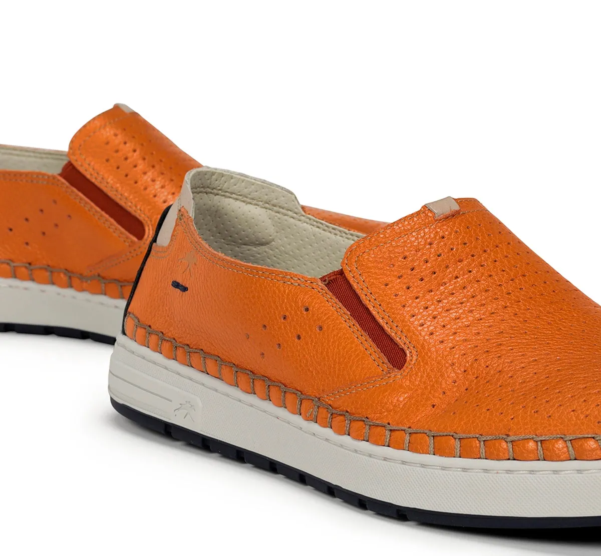 Fluchos Lester F1719 slip on uomo arancio casual