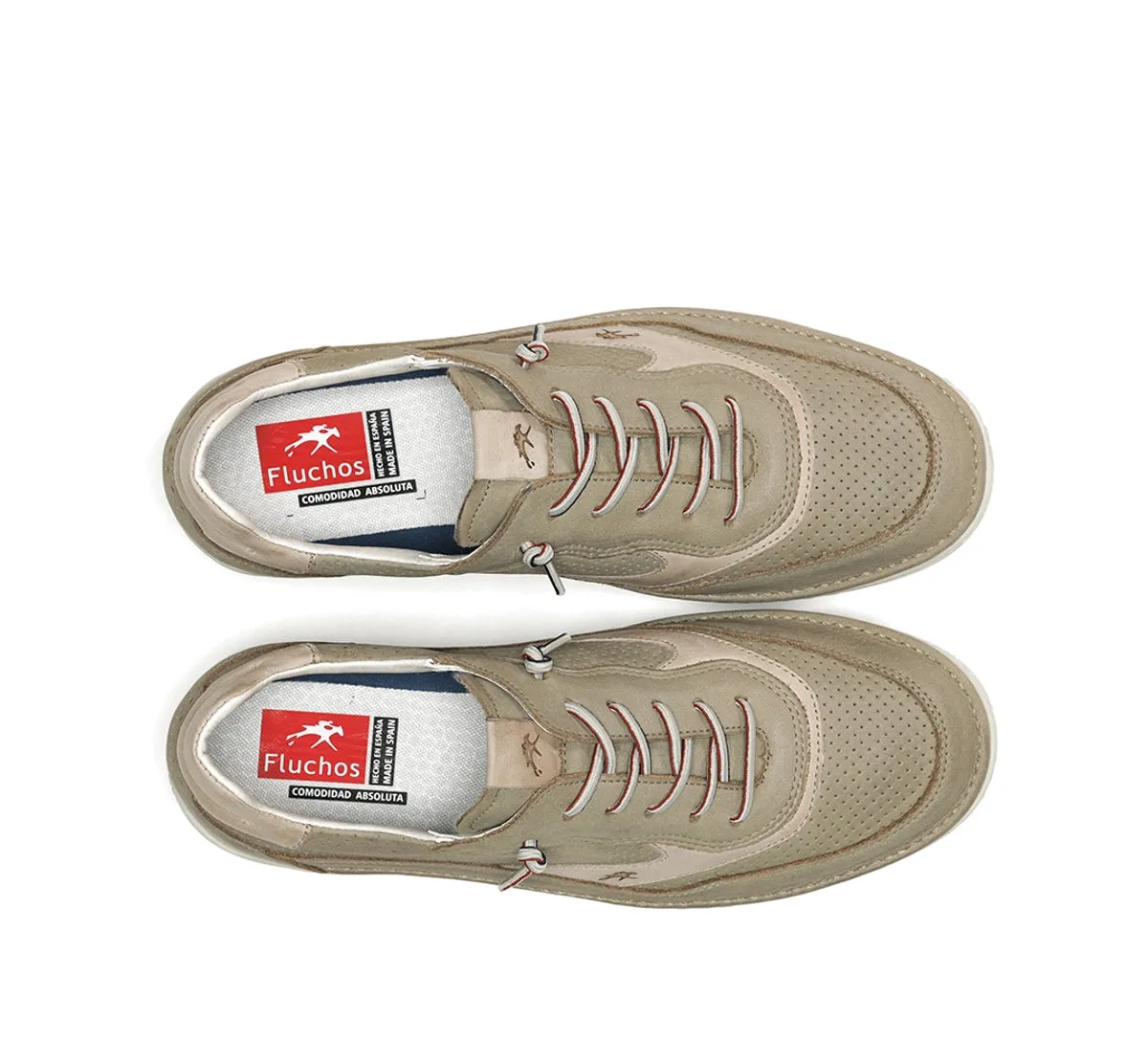Fluchos Leo F1943 sneakers uomo verdi retro