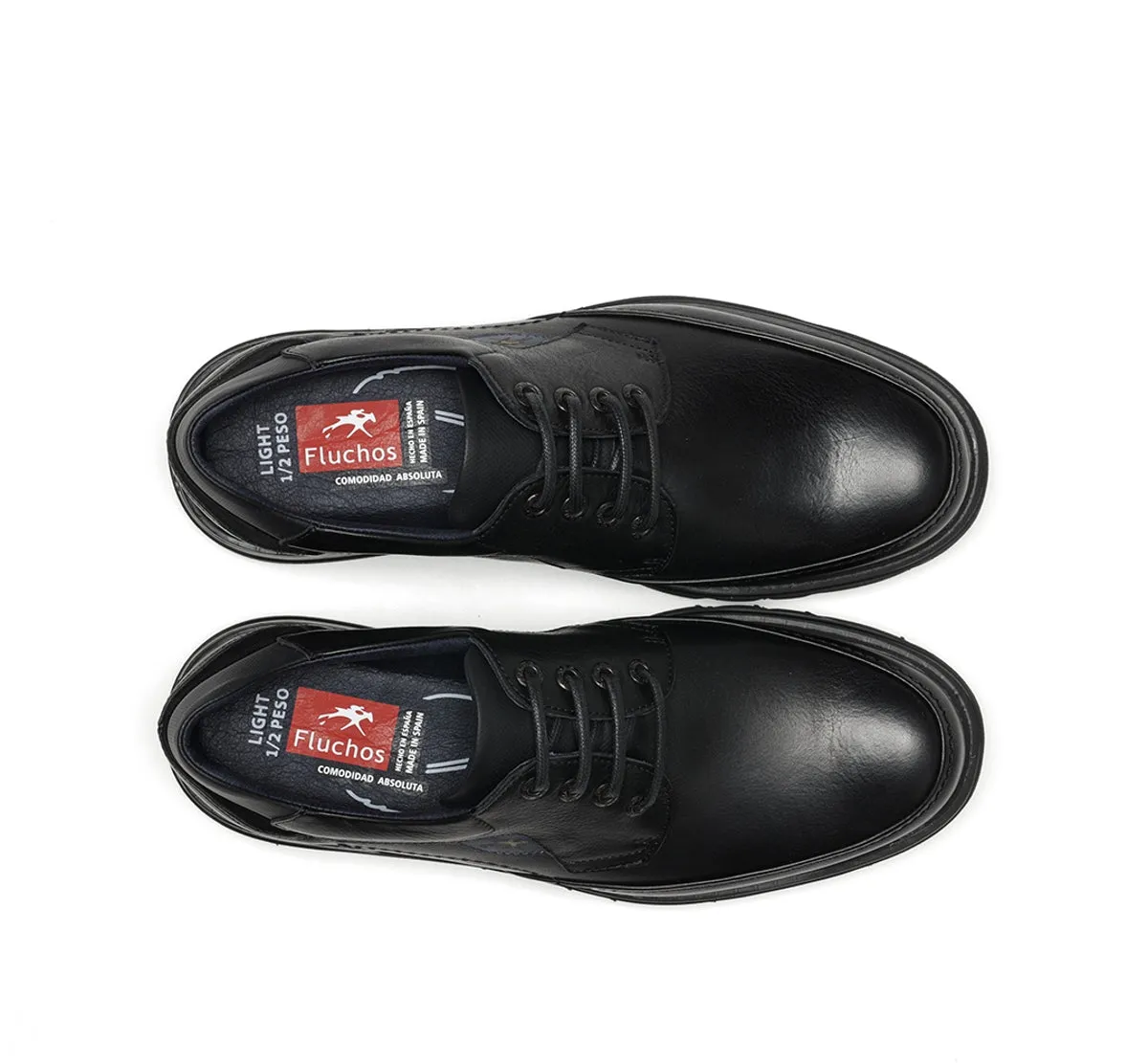 Fluchos Celtic F0248 scarpe uomo nere casual classiche