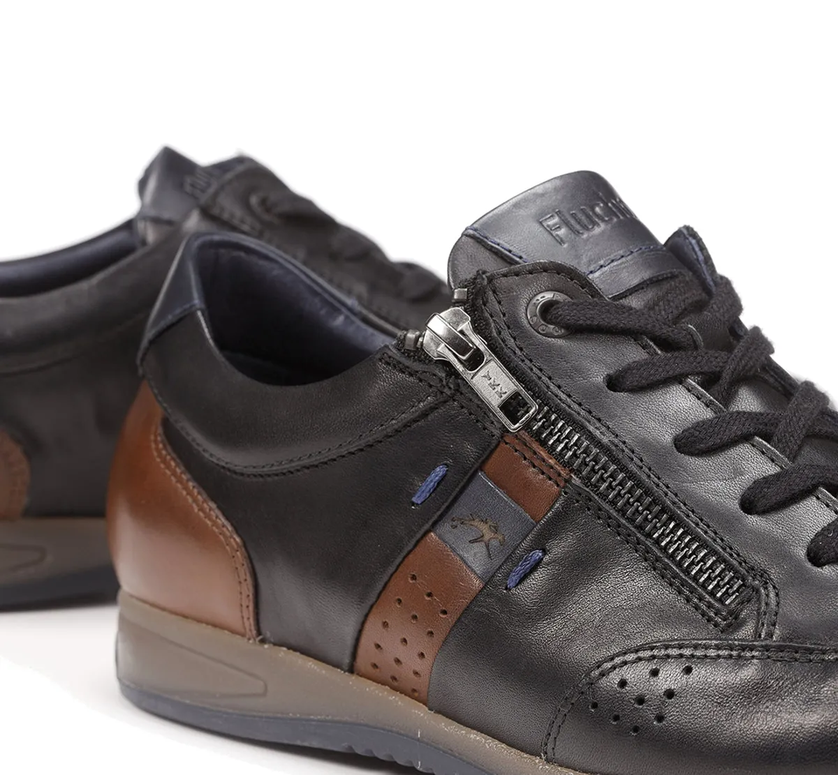 Fluchos Daniel F1281 scarpe uomo nere casual